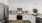 Stylish tiled backsplash and stainless steel appliances