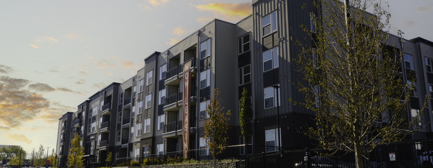 exterior view of Station A Apartments in Madison, TN